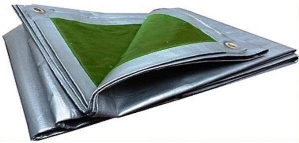 lona toldo con ojales impermeable verde
