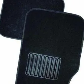 Alfombras de Moqueta Negras Automovil (Juego 4 Unidades)