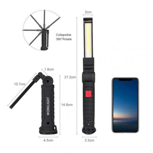 Lámpara de Trabajo Led 5 Funciones Work Light