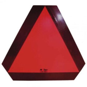 Placa v-5 para vehiculos lentos