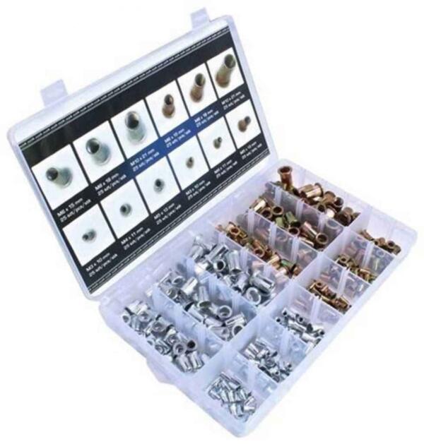 surtido tuercas remachables m3 m4 m5 m6 m8 m10 300 piezas