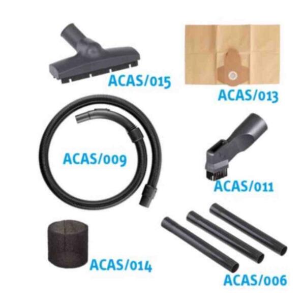 aspirador polvo agua fervi a024-10 con accesorios