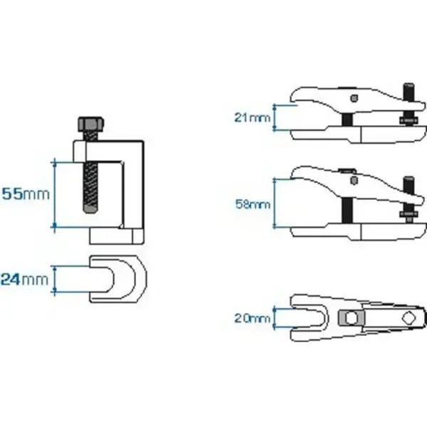 extractor rotulas trapecio coches sio