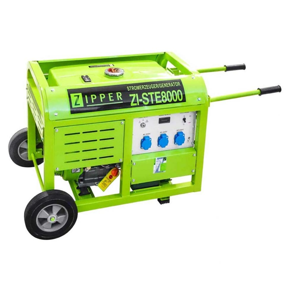 grupo electrogeno generador de corriente zipper zi-ste8000