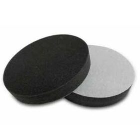 tampon boina espuma pulir negra 150-mm