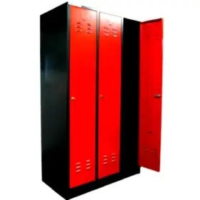 taquilla vestuario metalica 3 puertas