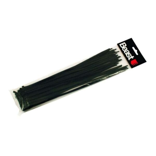 Bridas de Plástico nylon negras 530 x 7,6mm. ( 100 unidades )
