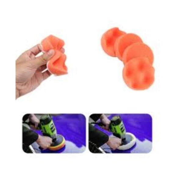 Juego Boinas de Pulir con Velcro 80mm. 4 Unidades (1)