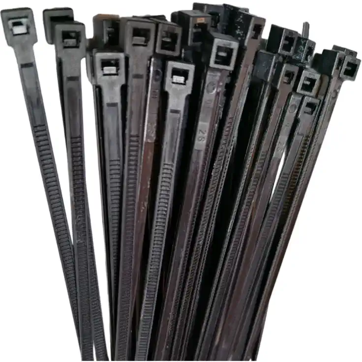 Bridas de Plástico nylon negras 530 x 7,6mm. ( 100 unidades )