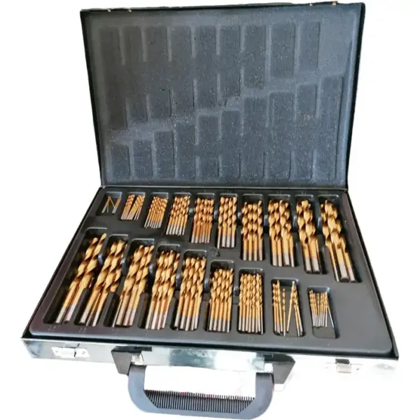 juego brocas titanio maleta