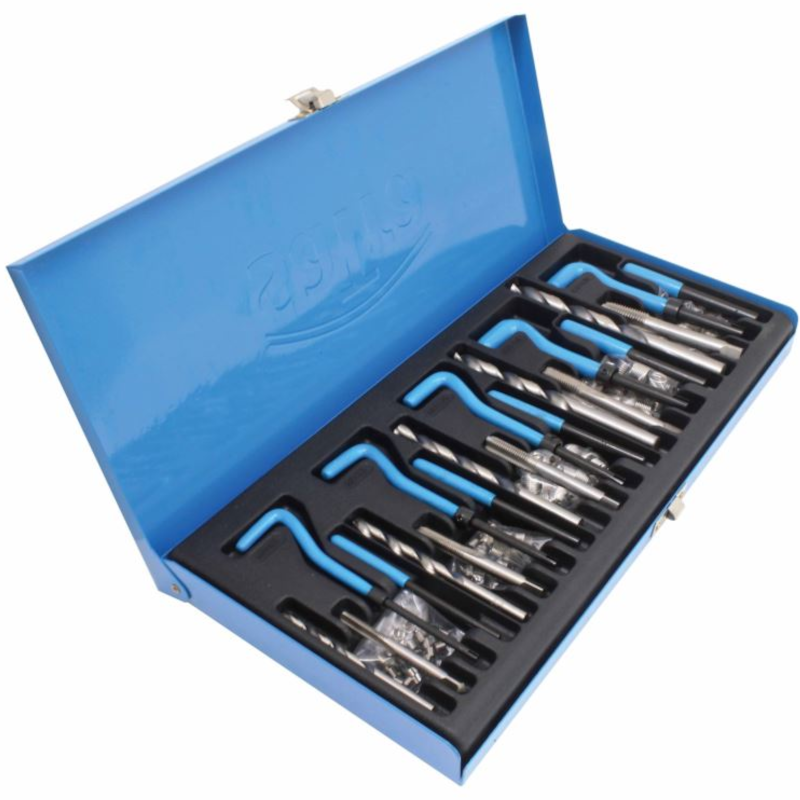 Kit de Reparación de Roscas Helicoil 131 Piezas 2 kit reparacion roscas metricas helicoil