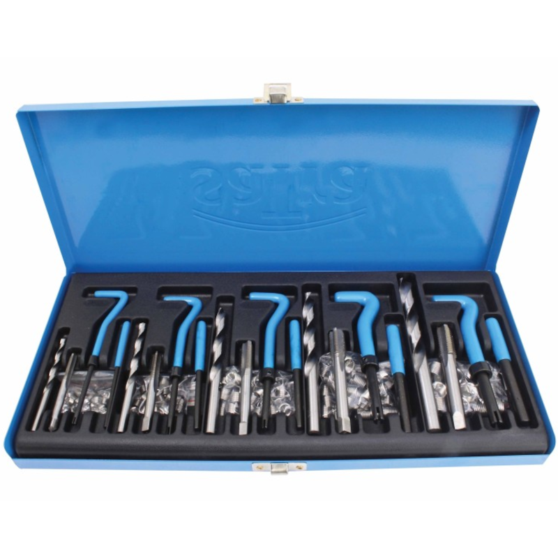Kit de Reparación de Roscas Helicoil 131 Piezas 1 kit reparacion roscas metricas helicoil