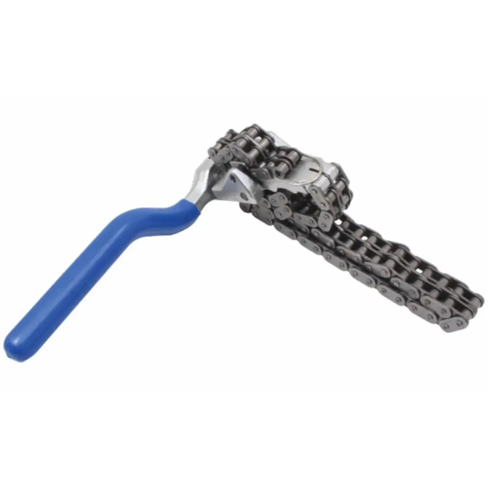 Llave Para Filtros de Aceite de Cadena Doble Profesional 6-16cm. 7 llave filtros aceite cadena doble fuerte sio