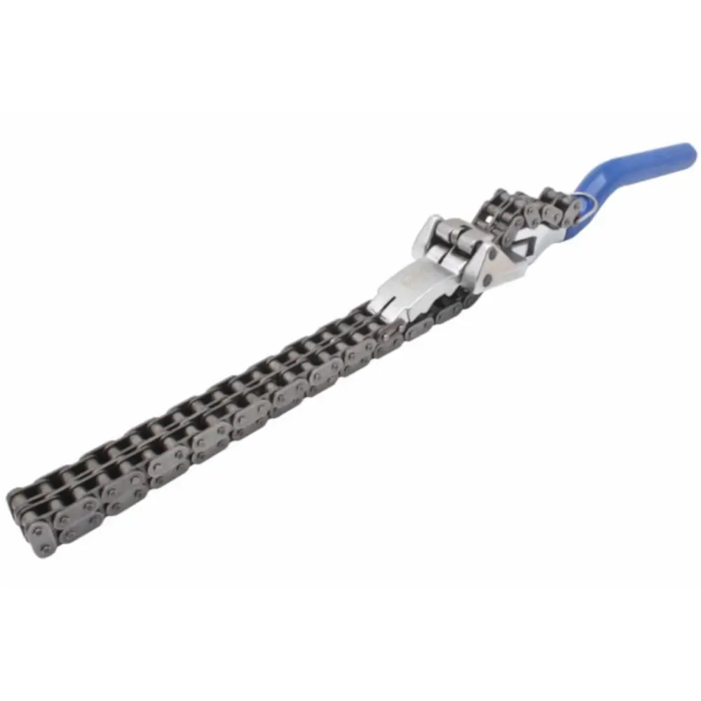 Llave Para Filtros de Aceite de Cadena Doble Profesional 6-16cm. 6 llave filtros aceite cadena doble fuerte sio