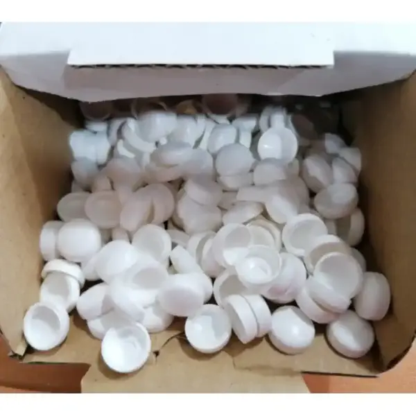 tapones blancos para tornillos matricula coche moto