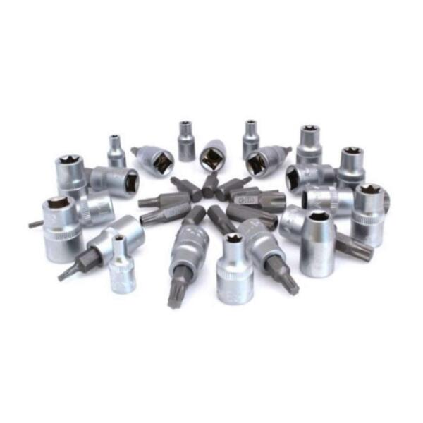Juego Llaves de Vaso Torx 3/8" 34 Herramientas en Estuche