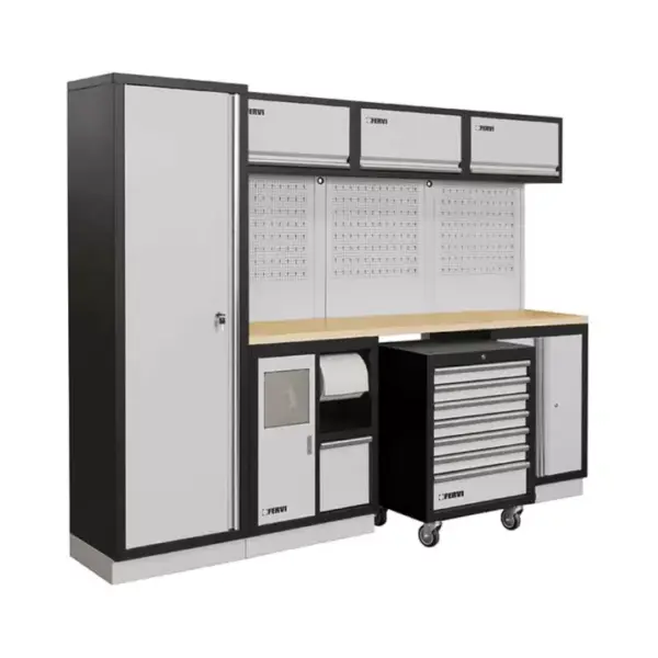 conjunto taller muebles modulares armarios fervi a007e-2