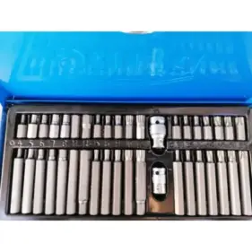 juego puntas 10mm torx allen xzn estuche 40 pz sio