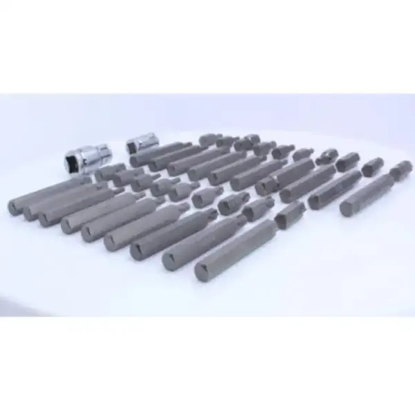 Juego Puntas 10mm. Allen Torx Xzn 40 Piezas en Estuche Metático - Imagen 4