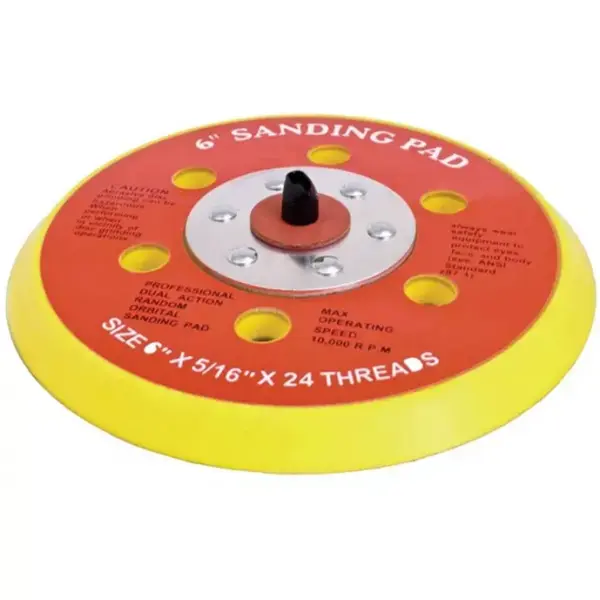 plato lijadora 150mm velcro 6 agujeros sio