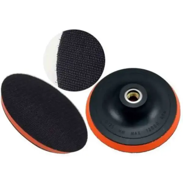 plato para lijadora m14 con velcro 125mm 4