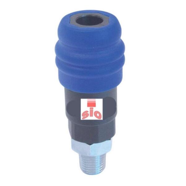 Enchufe Rápido de Seguridad Aire Comprimido Serie 26 1_4_ Macho