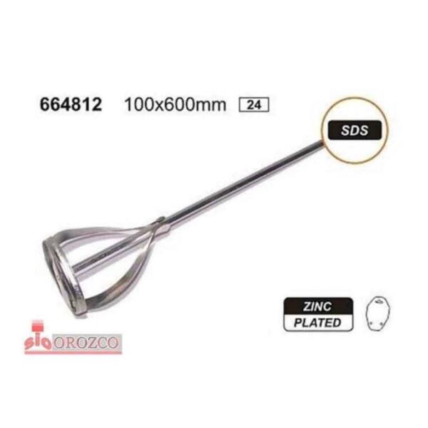Mezclador Galvanizado para Pintura o Cemento SDS Plus