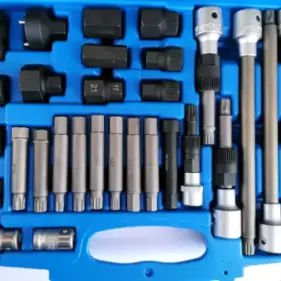 extractores poleas alternador coche juego maleta sio