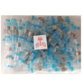 terminales termoretractiles estaño azules