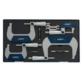 juego micrometros de exterior 0 - 100 mm - limit