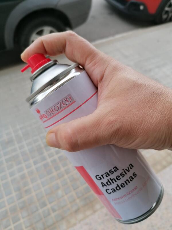 grasa liquida adhesiva cadenas spray