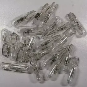 20x Bombillas sin Casquillo Para Coche T5 12v 2w 4 bombillas para tablero coche