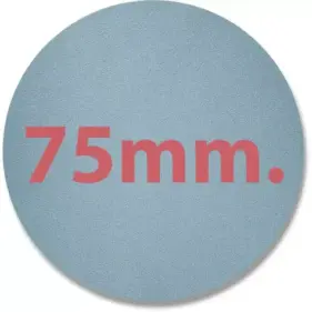 discos de lija sin agujeros 75mm