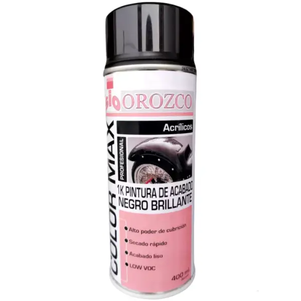 spray negro brillo