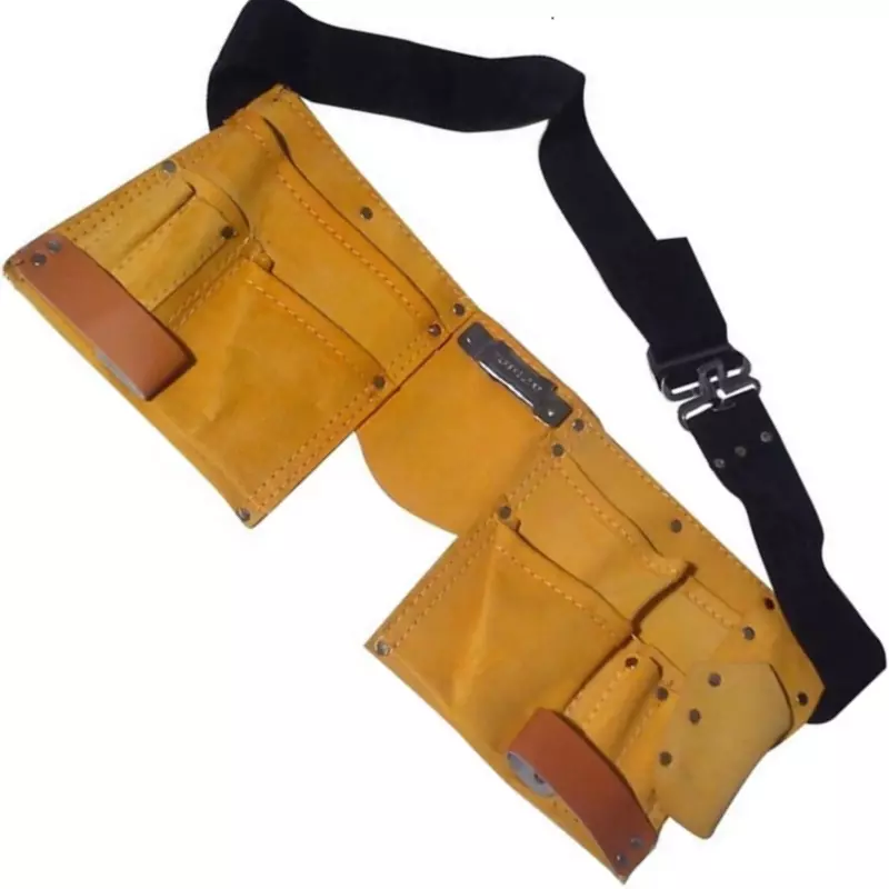 Doble cinturón porta-herramientas en piel - www.
