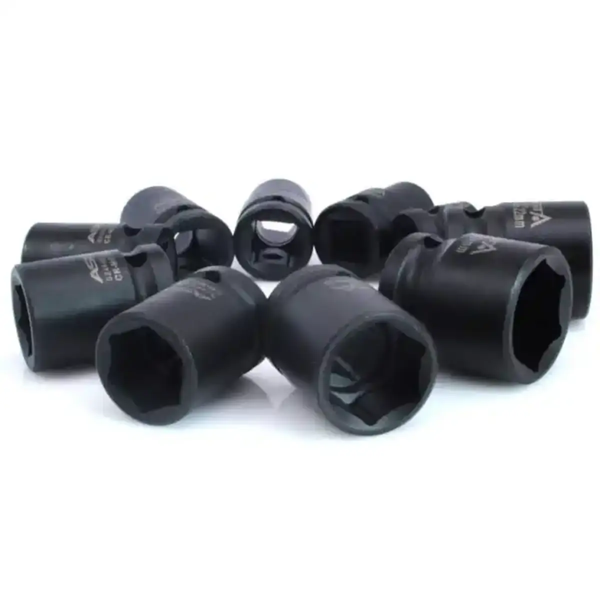 Llaves de Vaso Impacto 1/2" Juego 10 Herramientas 4 juego llaves vaso impacto 1-2 cortas 10 herramientas sio