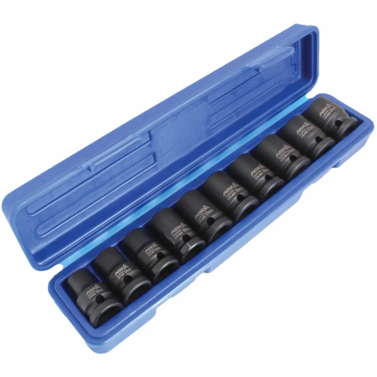 Llaves de Vaso Impacto 1/2" Juego 10 Herramientas 1 juego llaves vaso impacto 1-2 cortas 10 herramientas sio