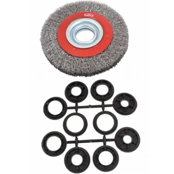 cepillo puas acero esmeriladora 150mm