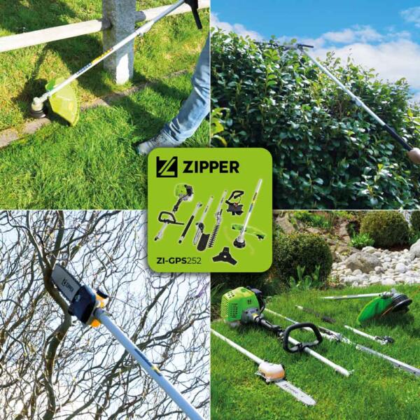 zipper zi-gps252 set mantenimiento jardin