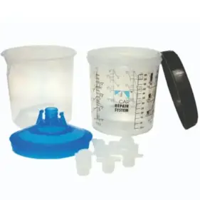 vasos preparacion pinturas kit para pistola pistar
