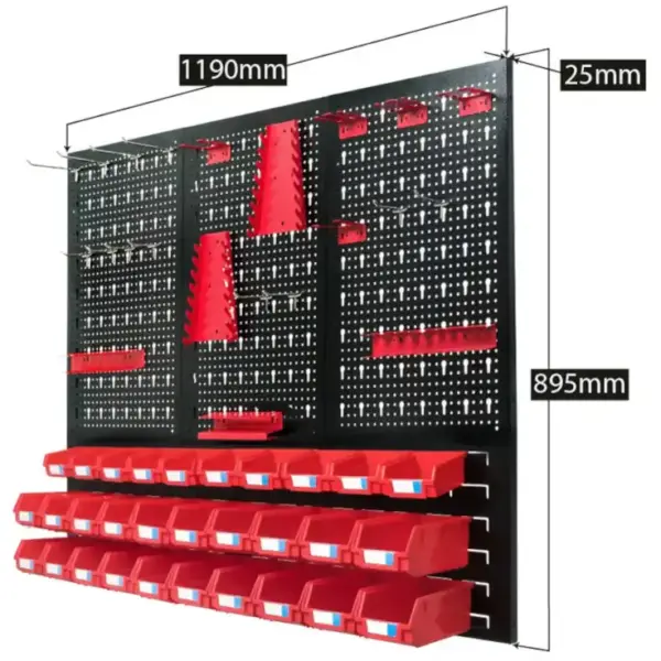 panel herramientas metalico para taller