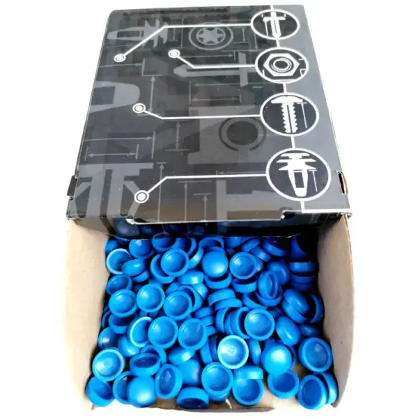 tapones matricula coche azules