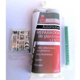 adhesivo bicomponente reparador de plasticos lento 50ml