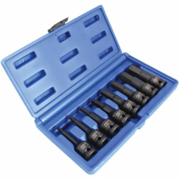 Juego puntas vaso allen impacto 1-2 8 piezas