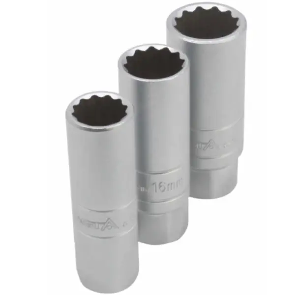 Llaves de vaso 3-8 para bujias 14 16 18mm