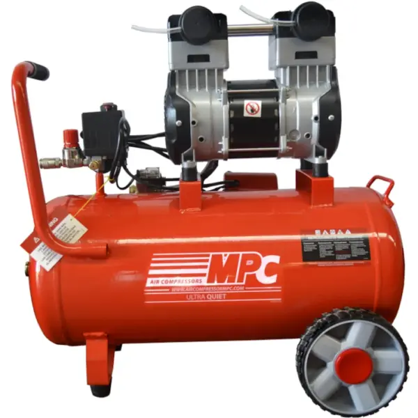 compresor de aire silencioso 2cv 50 litros silencioso mpc clinic 250