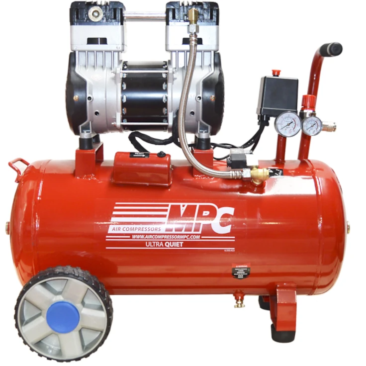 compresor de aire silencioso 2cv 50 litros silencioso mpc clinic 250