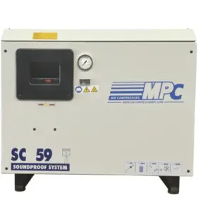 compresor de aire silencioso insonorizado mpc silent 5,5