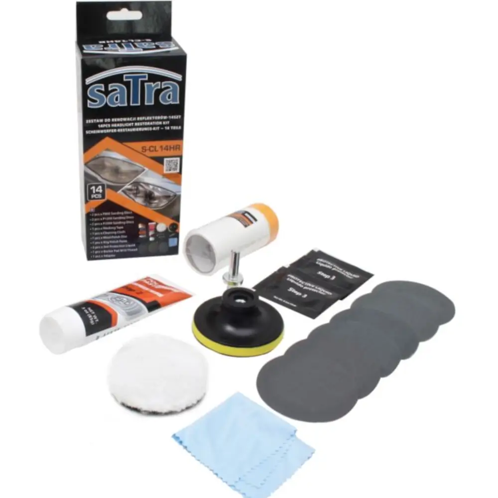Kit de Pulido Renovación de Faros 14 Piezas 5 kit pulido faros 14 piezas sio