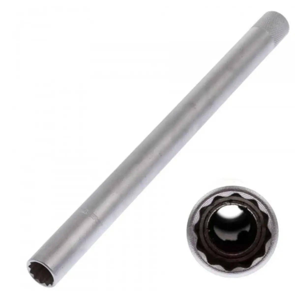 Llave para Bujías Extralarga 14 mm Pared Fina con Imán – Vaso Largo Profesional para Bujías Motor Gasolina – Acceso Profundo y Preciso – SIO 4 llave bujia extralarga